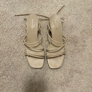 Marc Fisher Tan Strappy Sandals